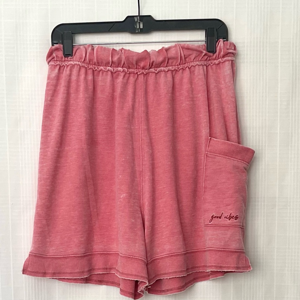 Intimately by free people High Waist Pink Shorts with side pocket